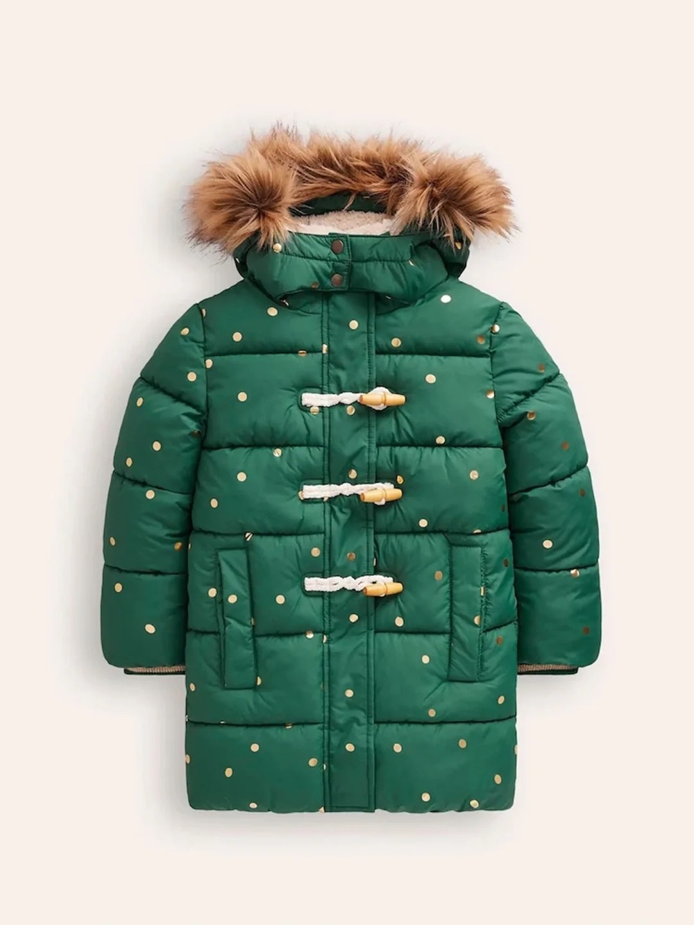NWOT Mini Boden Longline Padded Jacket